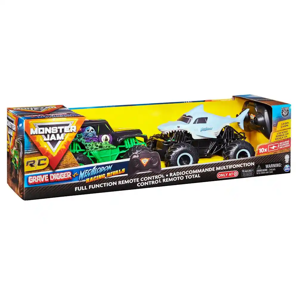 Monster Jam Rc Rivales X 2 1:24