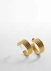Pendientes Levi Oro Mujer Mango