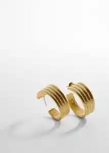 Pendientes Levi Oro Mujer Mango