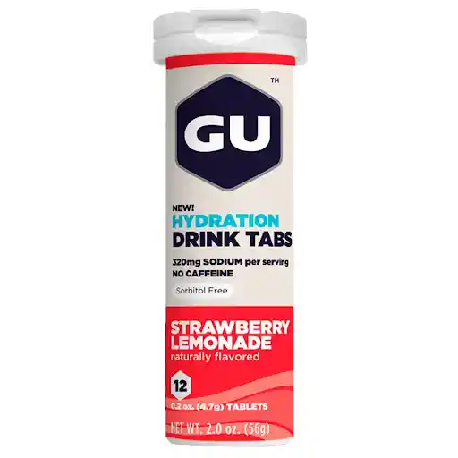 GU Hidratante Drink Tabs de Fresa