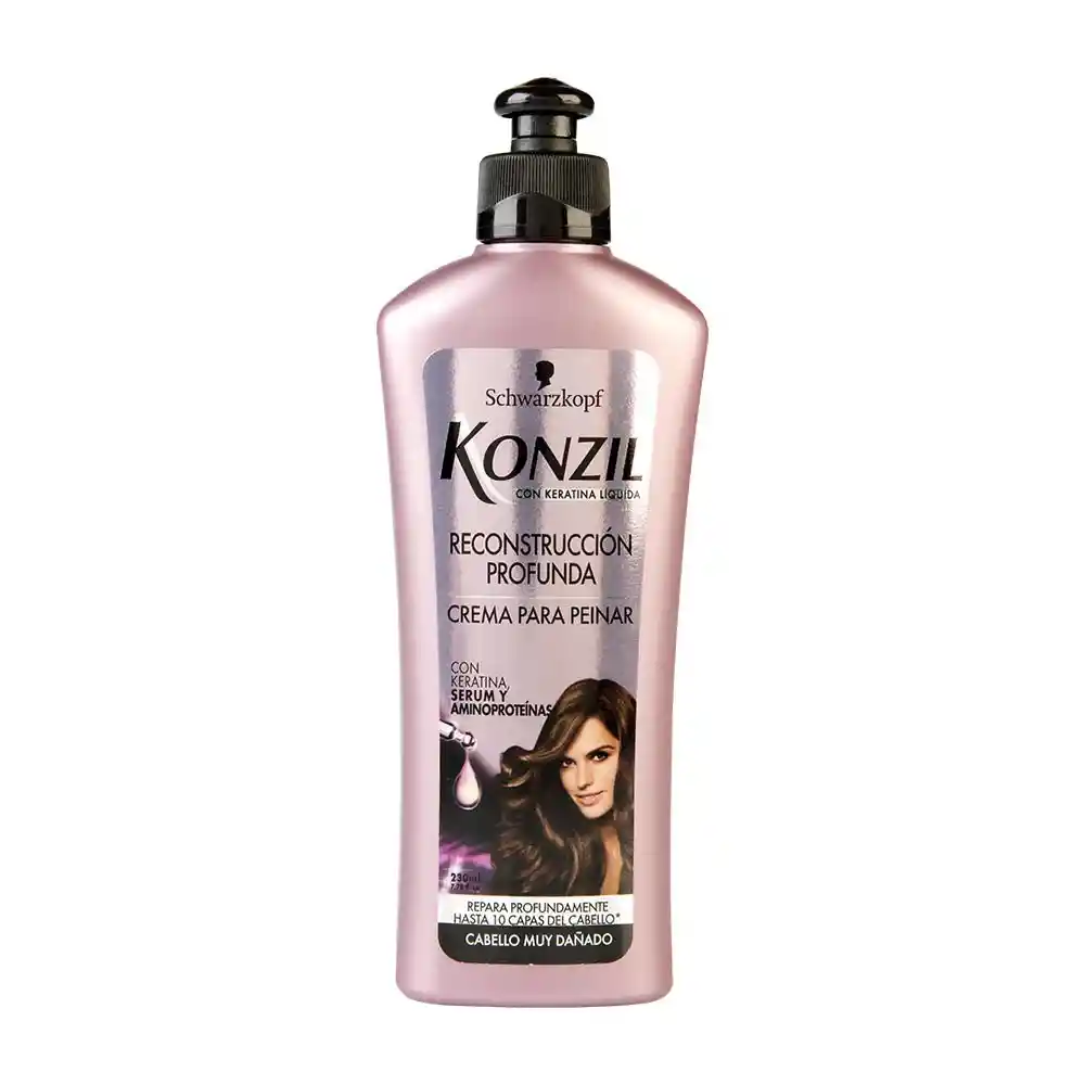 Konzil Crema para Peinar Reconstrucción Profunda con Keratina