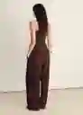Top Bea Marrón Talla XS Mujer Mango