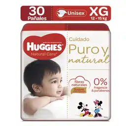 Huggies Pañales Desechables Natural Care Etapa 4 XG