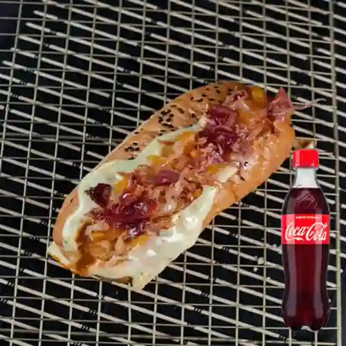 Combo Perro Hawaiano + Coca-Cola Sabor Original 400 ml