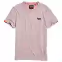 Vintage Superdry Camiseta Ol Emb Crew Rosa Talla Xxxl