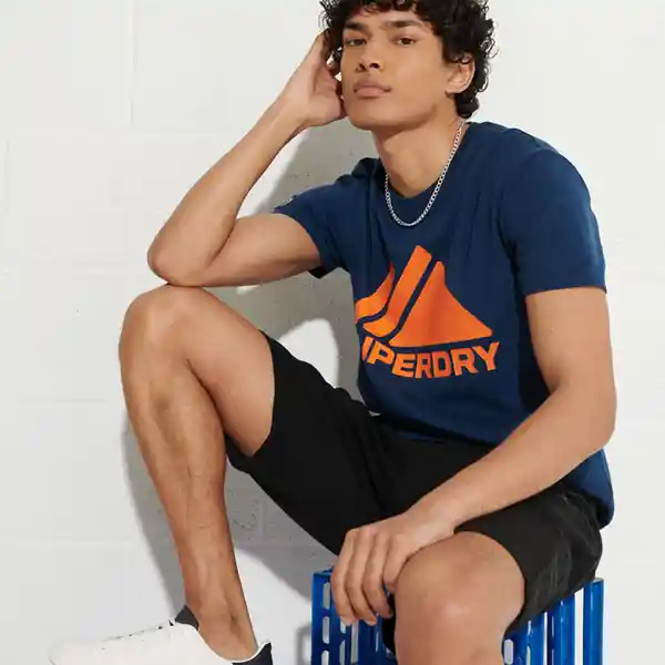 Superdry Camiseta Mountain Sport Mono Tee Talla S