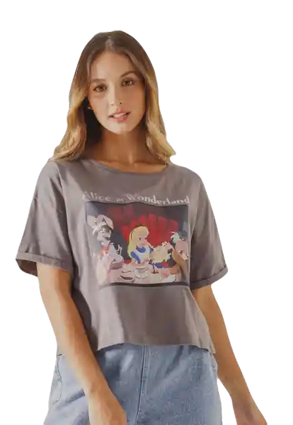 Camiseta Manga Corta Gris T. XS