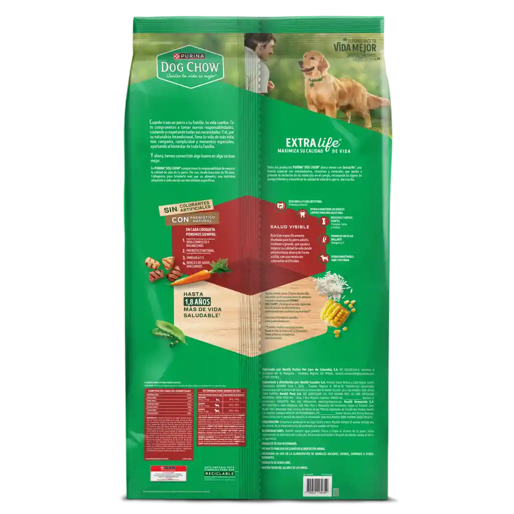 Comida para perro Dog Chow Adulto medianos y grandes x 17 kg OFERTA