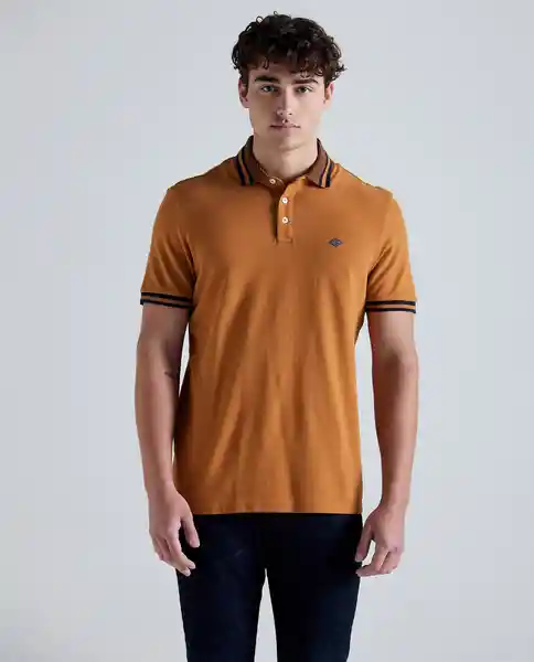  Camiseta Hombre Cafe Talla Xs 801E007 AMERICANINO 