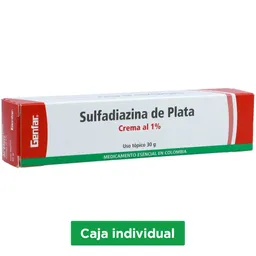 Genfar Sulfadiazina de Plata en Crema (1 %)
