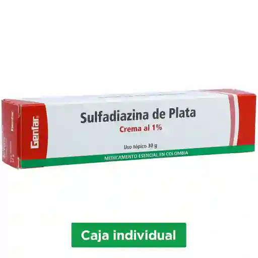 Genfar Sulfadiazina de Plata en Crema (1 %)