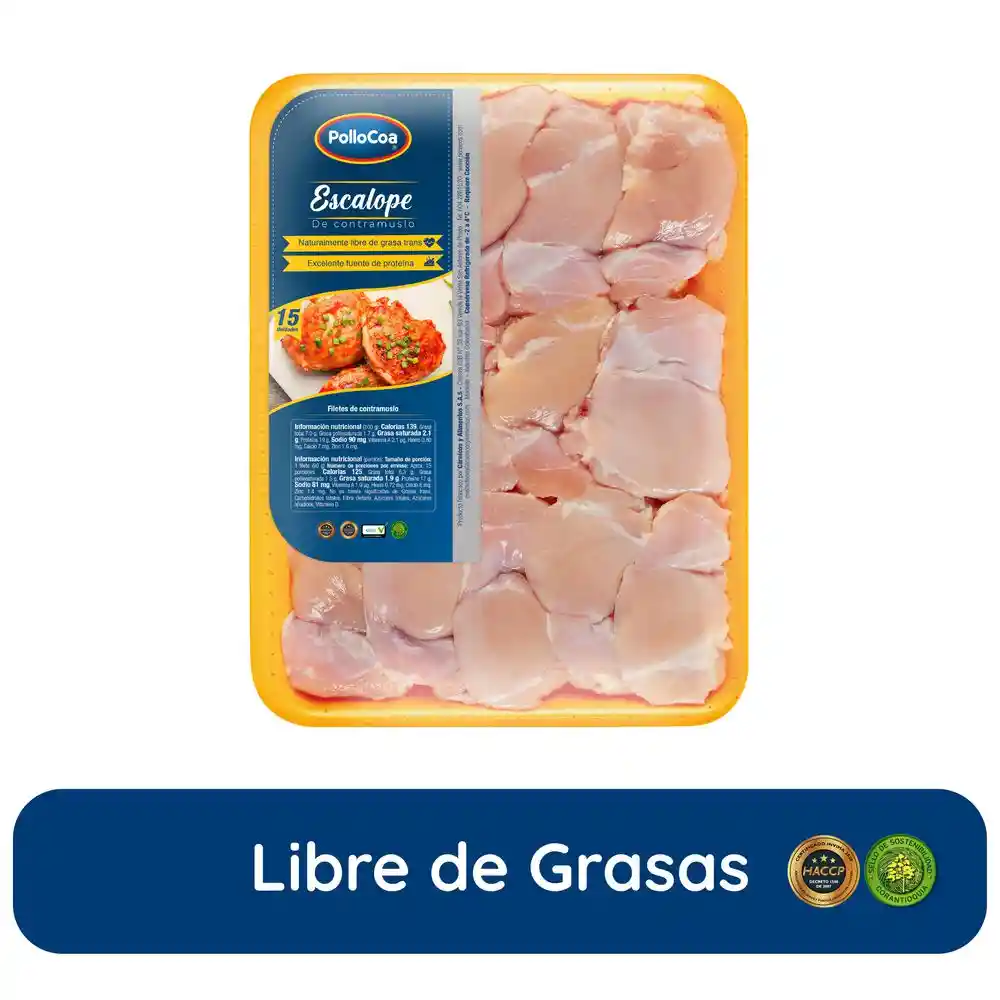 Pollocoa Contamuslo de Pollo Bandeja