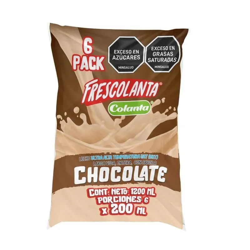 Frescolanta Leche de Chocolate Uht 6 x 200 ml