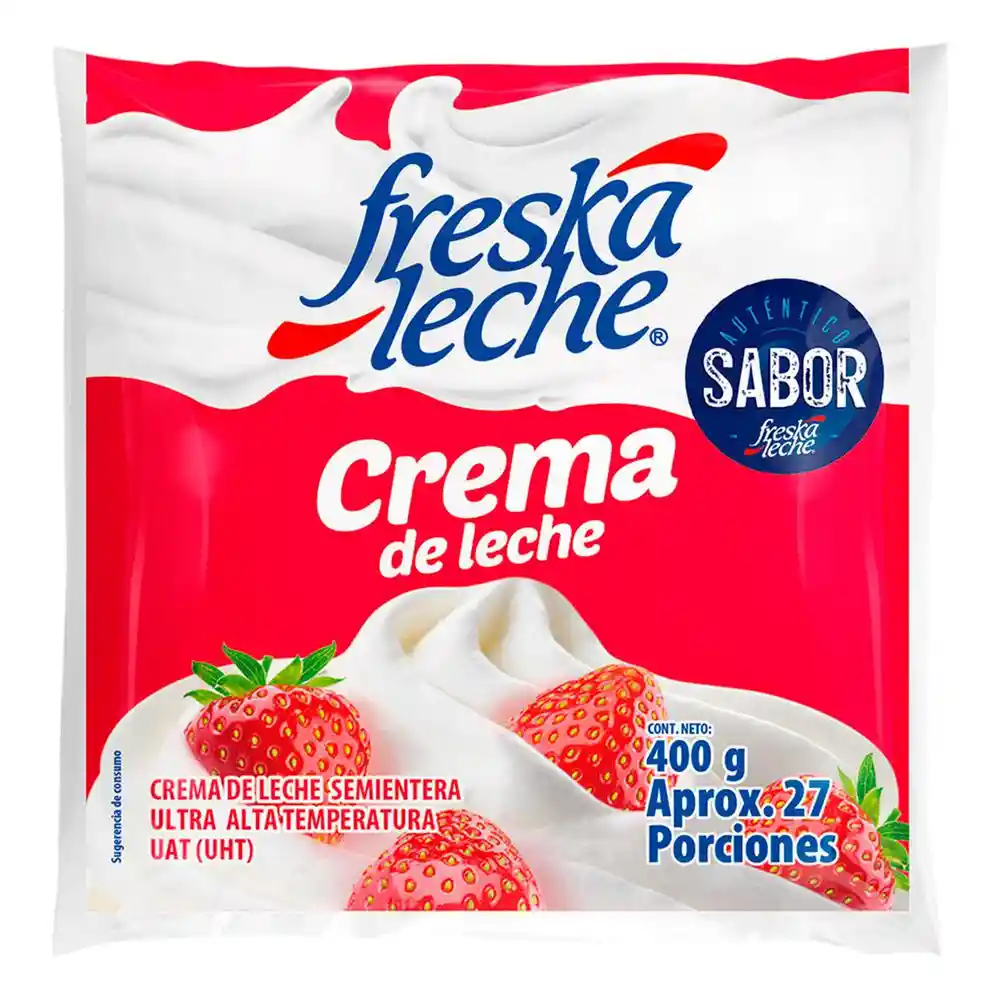Crema de Leche Freska Leche Semientera Uht (400 Gr)