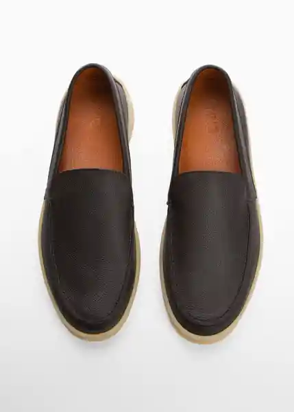 Zapatos Easy Napa Chocolate Talla 42 Hombre Mango