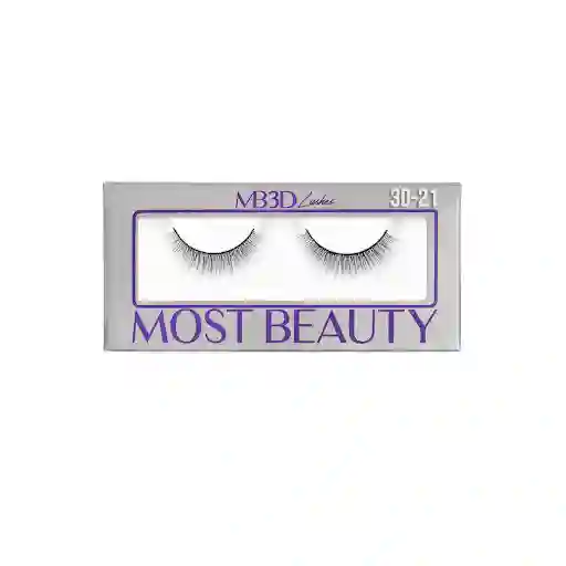 Pestañas Postizas Most Beauty Línea Natural Corta #3d-