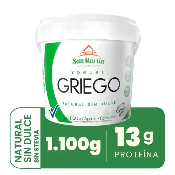 San Martin Yogurt Griego Natural Sin Dulce