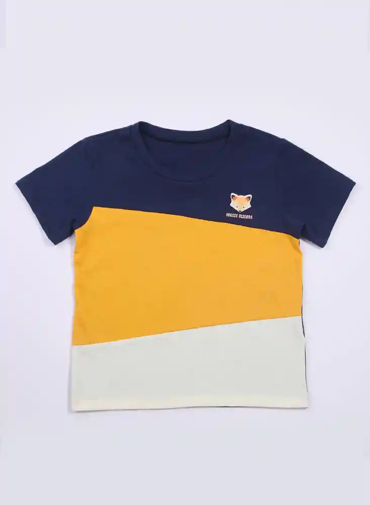 Camiseta Mc 5t-azul Oscu