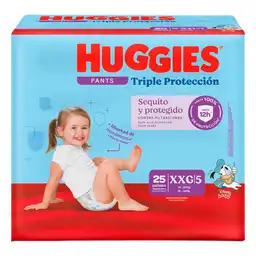 Huggies Pañal Triple Protección Pants Etapa 5/XXG