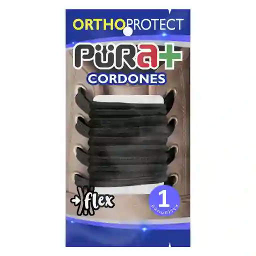 Cordones Redondos Negros 4239 Pura+
