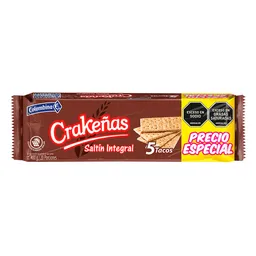 Crakeñas Saltin Integral Taco 6pack