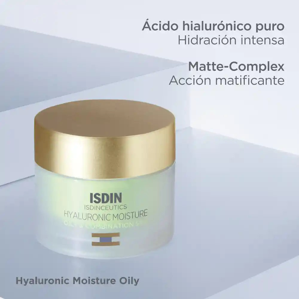 Reparacion Crema Isdin Hyaluronic Moisture Oily Combination Skin