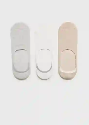 Pack Calcetines Pinkca Crudo Talla 45 Hombre Mango