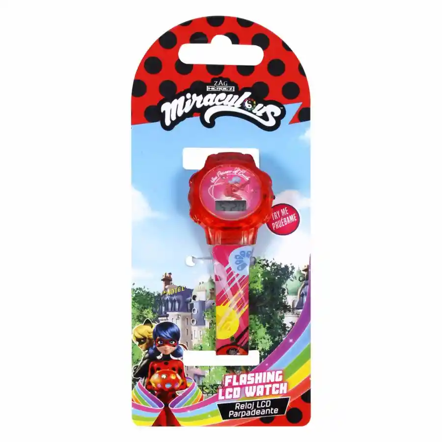 Reloj Miraculous Luces Led Parpadeante