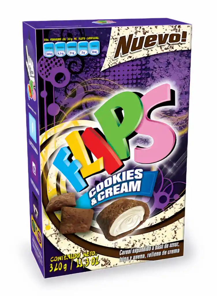 Flips Cereal Cookies And Cream