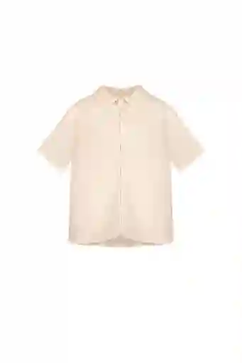 Camisa Seyla Beige XS Mercedes Campuzano