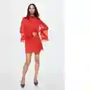 Vestido Mendes Rojo Talla 18 Mujer Mango