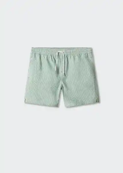 Short Bañador Seer Verde Talla S Hombre Mango