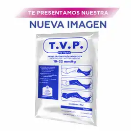 No-Varix Media TVP Antiembólica Cadera Unisex 18 mm/hg White XL