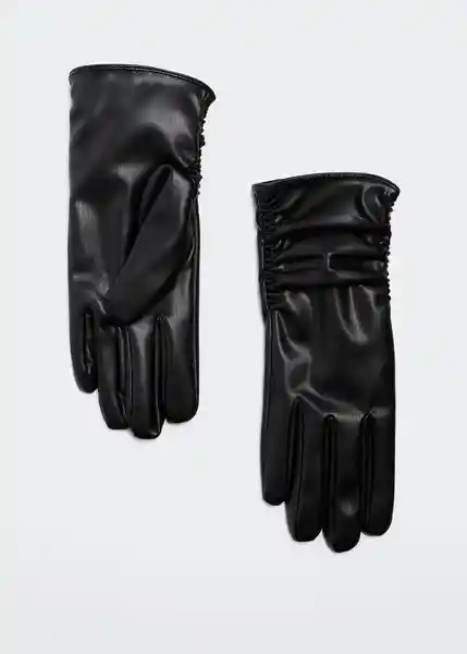 Guantes Lita Negro Talla M Mujer Mango