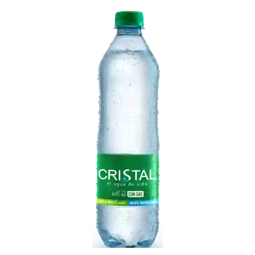 Agua Cristal Pet 600 ml con Gas