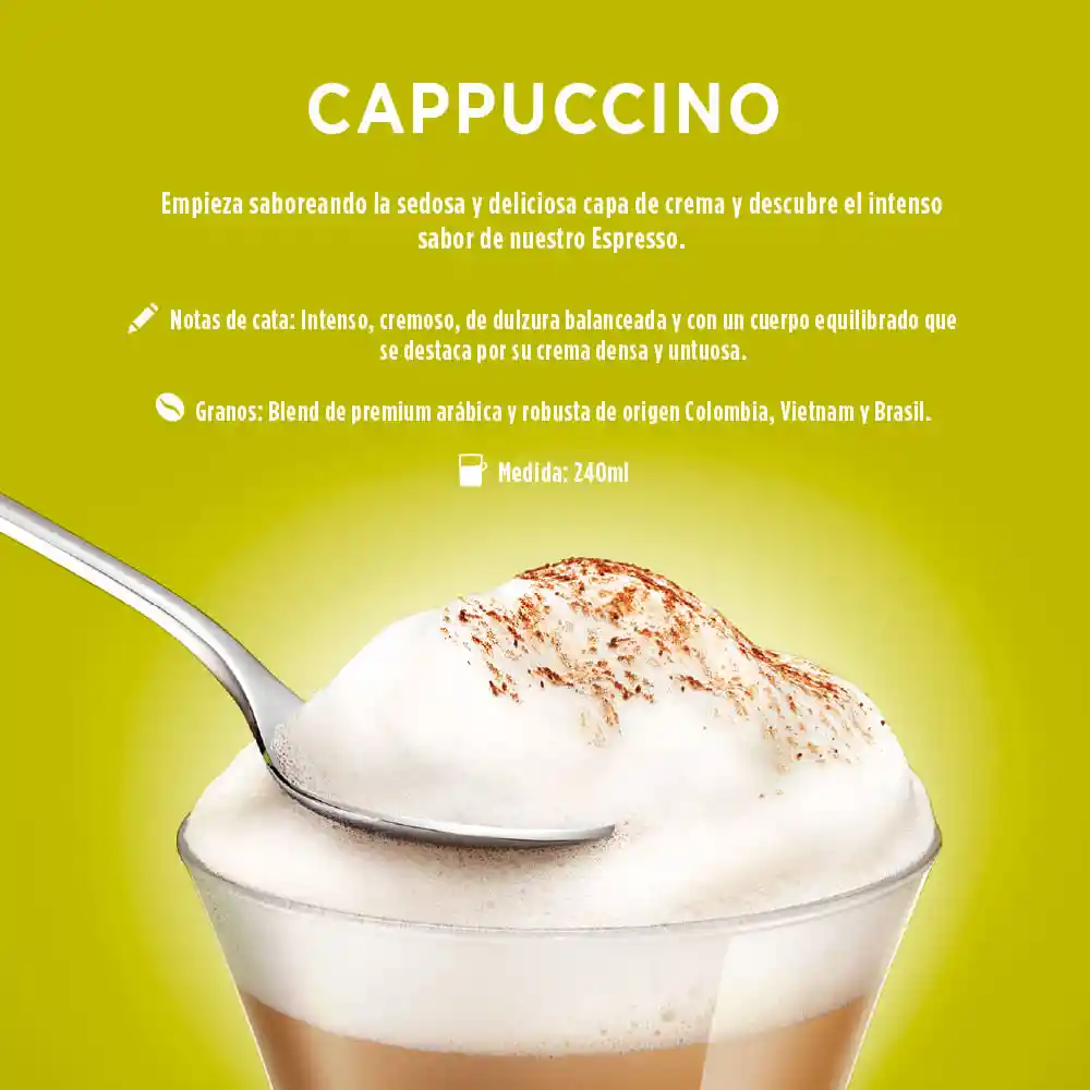 Nescafé Dolce Gusto Cápsulas de Café Capuccino