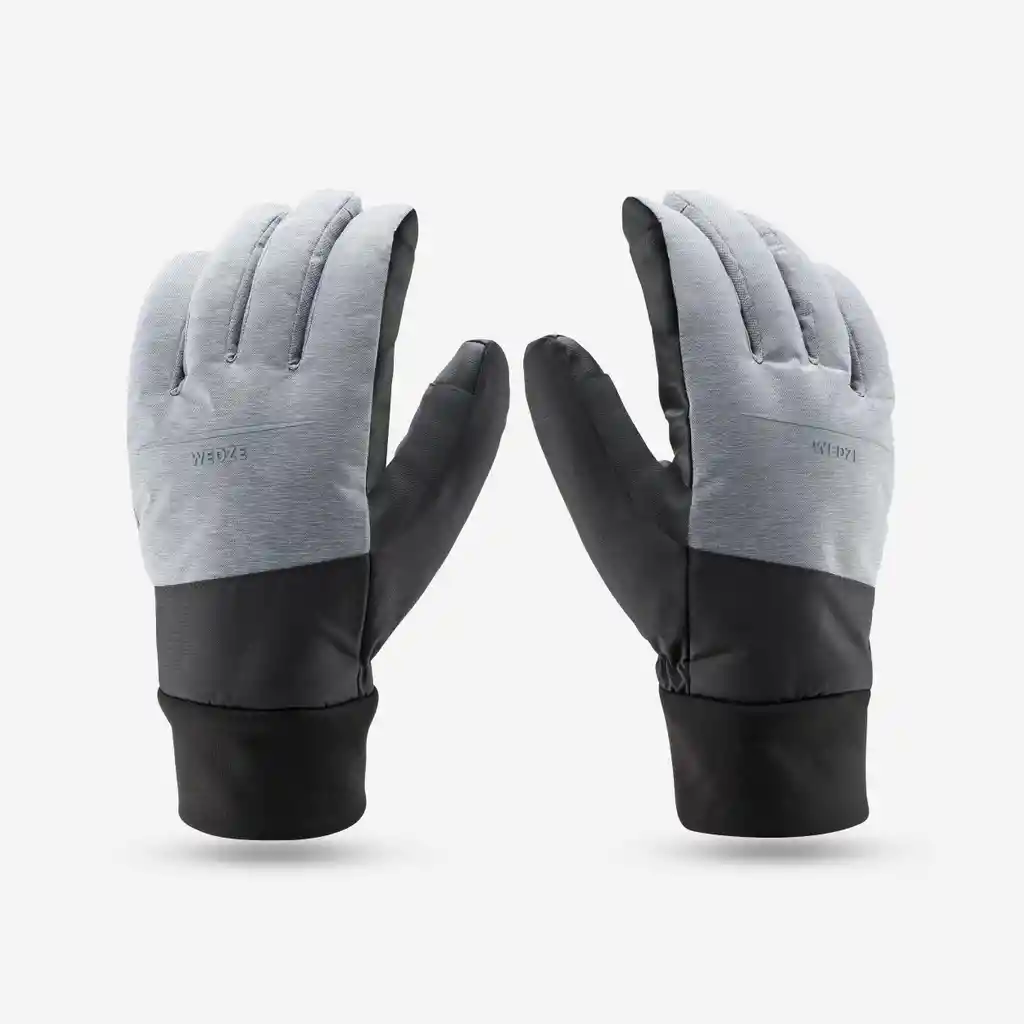 Guantes Térmicos de Esquí Para Adultowedze 100- Gris/negro