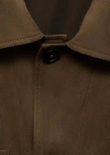 Chaqueta Zonza Verde Talla S Hombre Mango