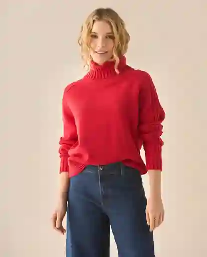 Saco Tejido Rojo Cereza Oscuro Talla M 663G203 Esprit