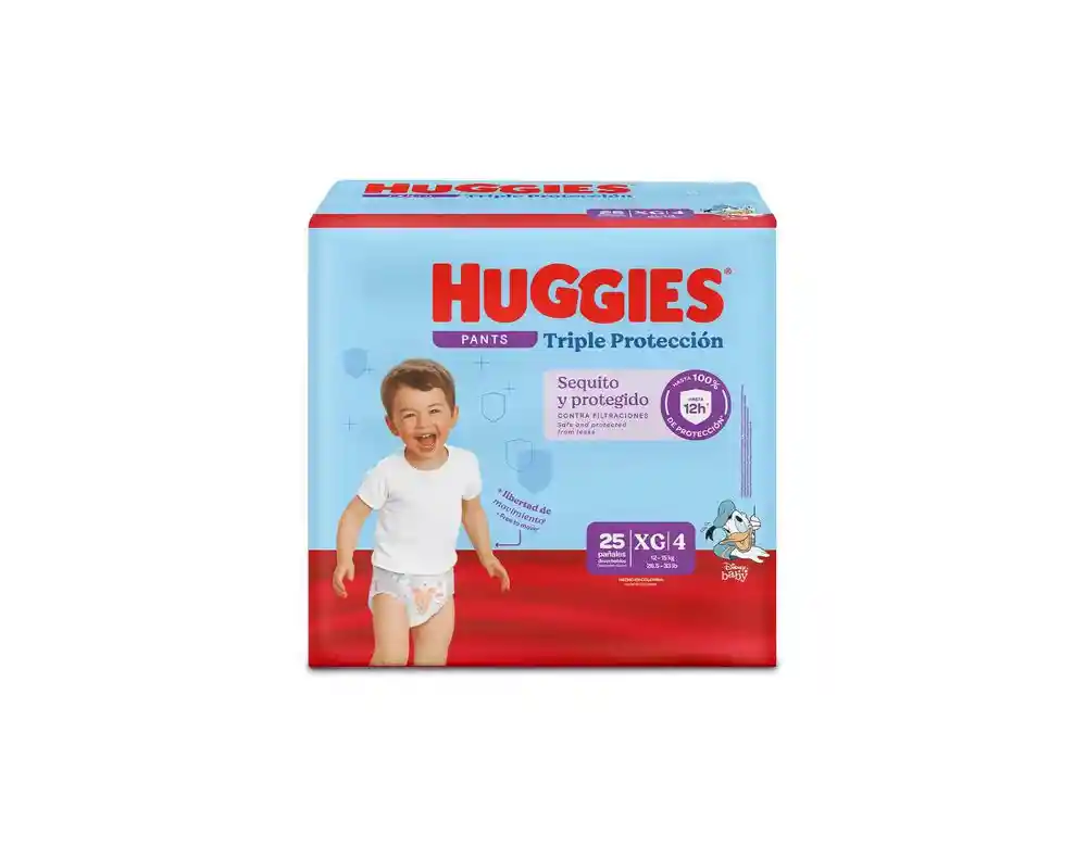 Huggies Pañal Triple Protección Pants Etapa 4/XG