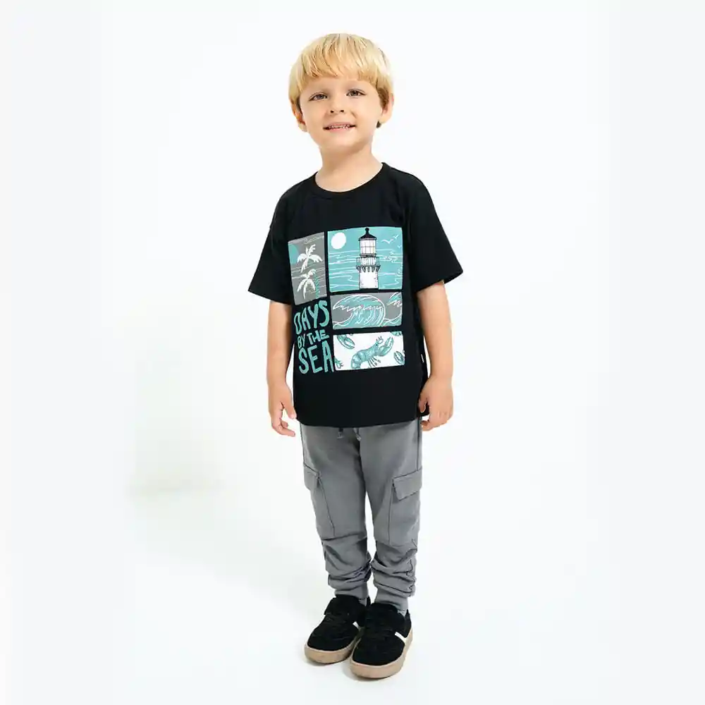 Camiseta Cuello Redondo Manga Corta Bebito Lorenzetti Baby Fresh