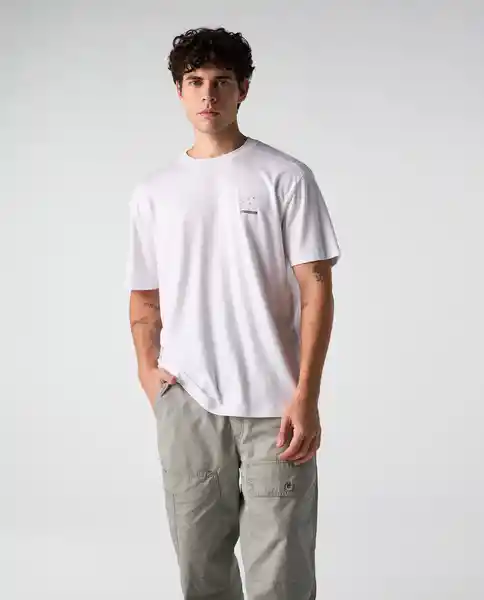 Camiseta Hombre Blanco Talla L 842G007_BLA110601 Americanino