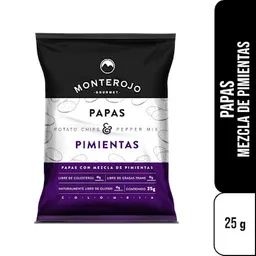   Monte Rojo  Papas Mezcla De Pimientas 