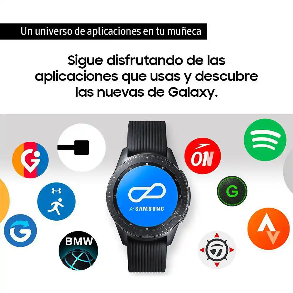 Galaxy Watch Silver Samsung Accesorios Telefonia Sm-R800Nzs