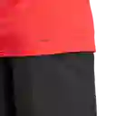 Adidas Camiseta Logo Manga Corta Entrenamiento Hombre Rojo T M