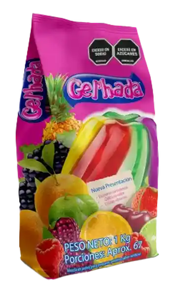 Gel'hada Gelatina Cereza