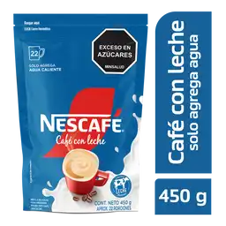 Café con Leche NESCAFÉ soluble x 450g