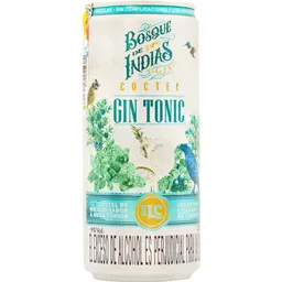 Bosque de Indias Cóctel Gin Tonic Sabor Aguas Tónicas