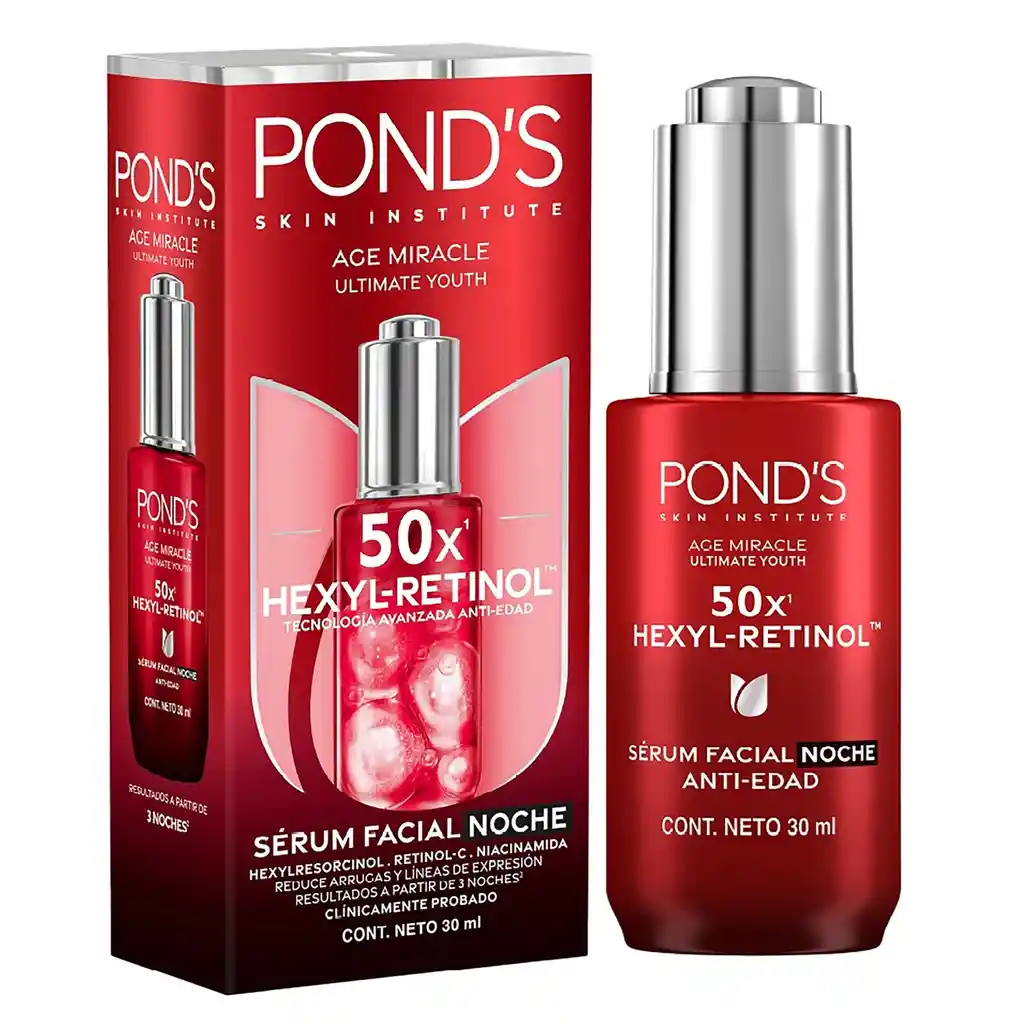 Serum Ponds 50x Hexyl-retinol Anti Edad Noche