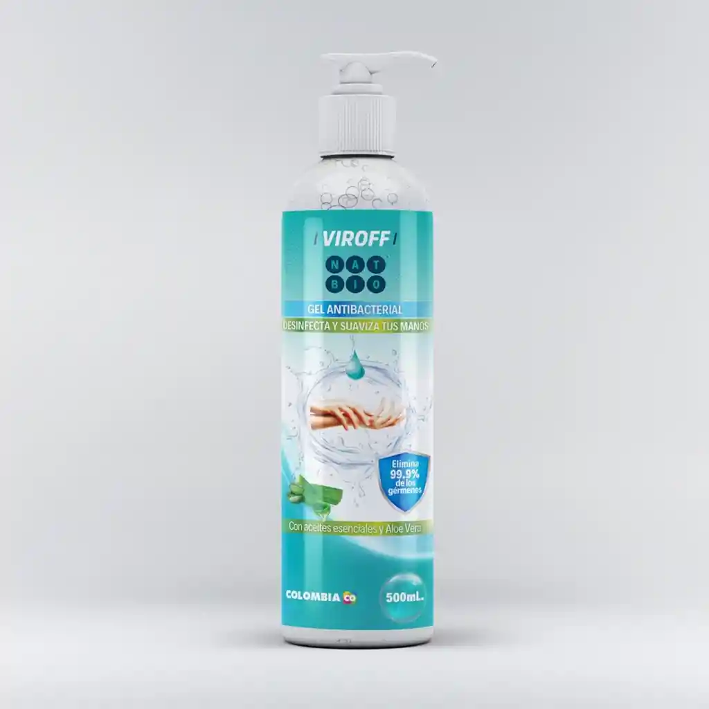 Viroff Gel Antibacterial Frasco